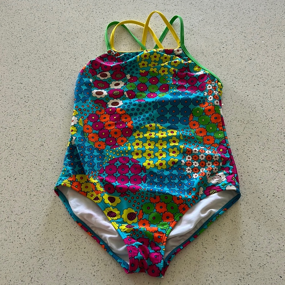 Speedo girls swim suit size 14